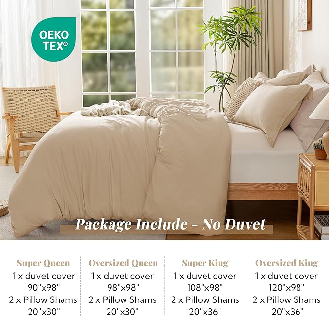 Microfiber Duvet Cover Set - 3 Piece