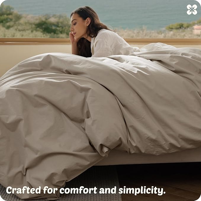 100% Cotton Duvet Cover Set - Full