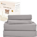 100% Cotton Bed Sheet Set - Full - 4 Piece