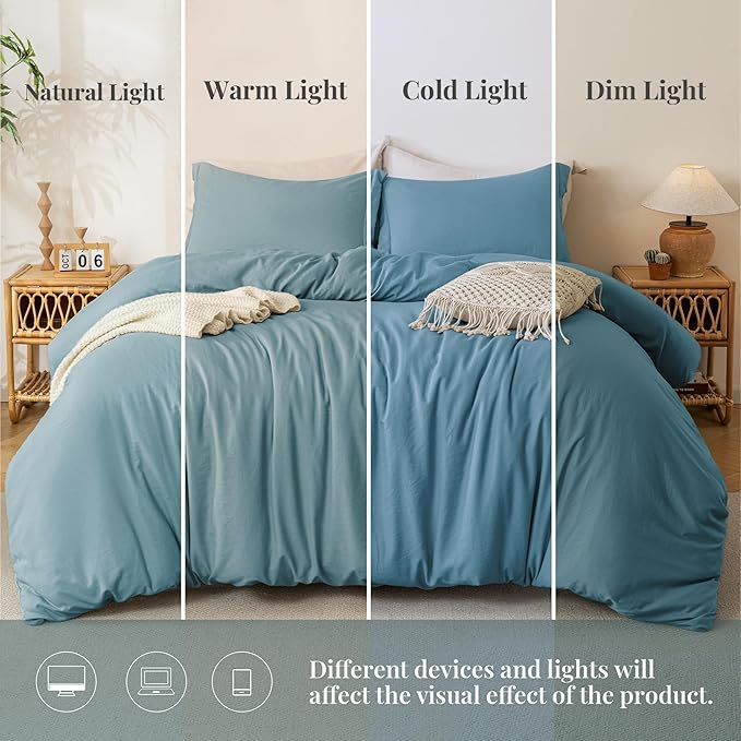 Microfiber Duvet Cover Set - 3 Piece