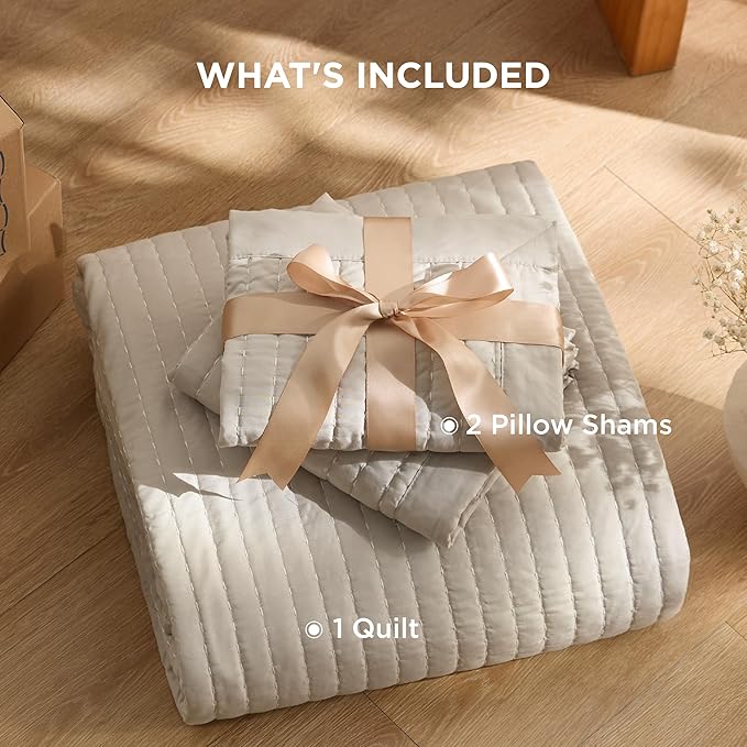 Quilt Set - King - 3 Piece