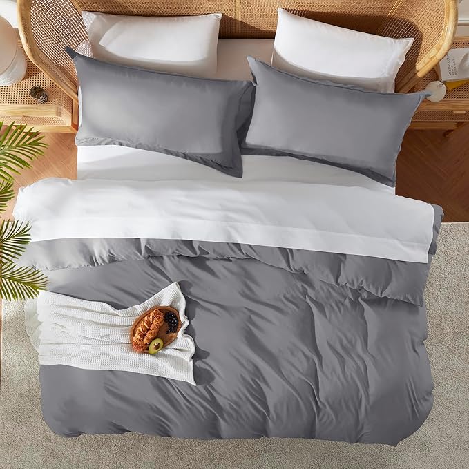 Duvet Cover Set - King - 104 x 90 in - 3 Piece