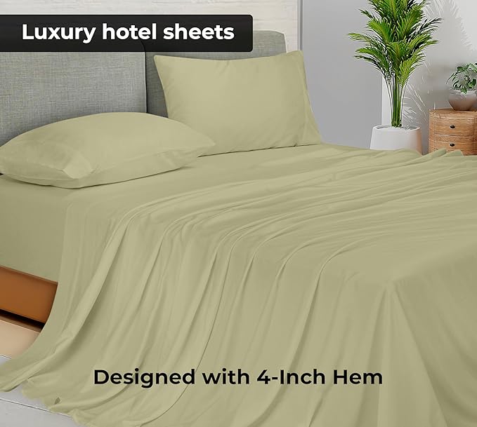 Microfiber Flat Sheet - Queen - 2 Pack