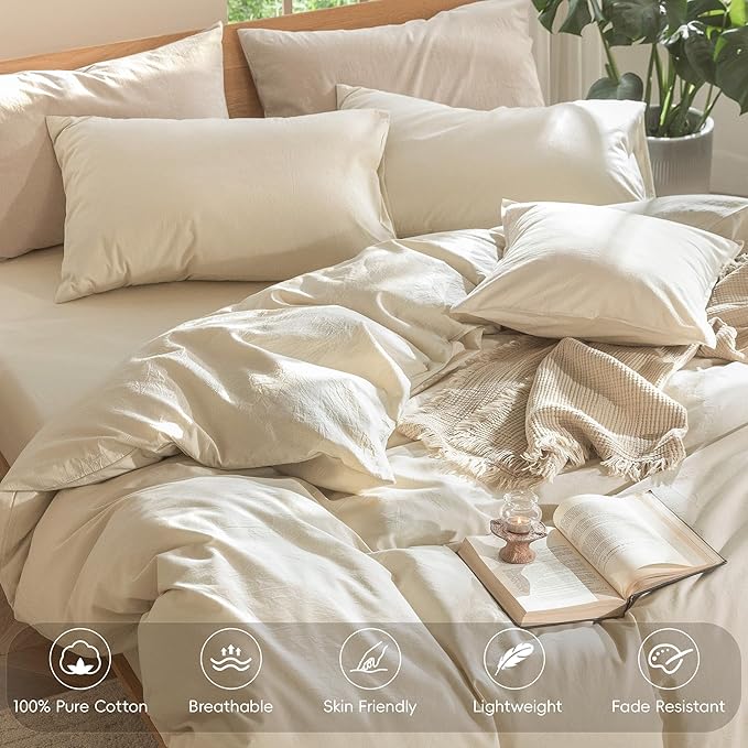 Linen Duvet Cover Set - King