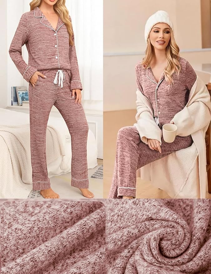 Women's Pants Pajama Set - Long Sleeve - 2 Piece