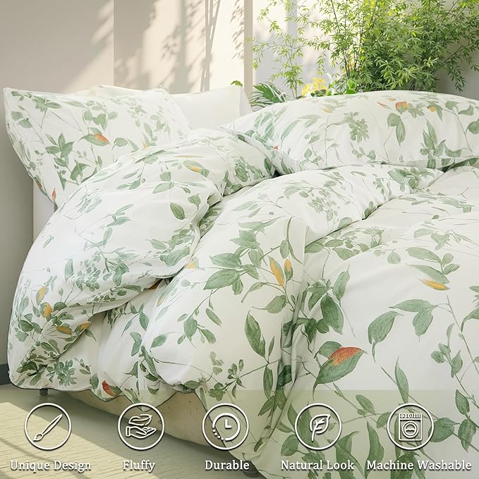 100% Cotton Duvet Cover Set - Queen - 3 Piece