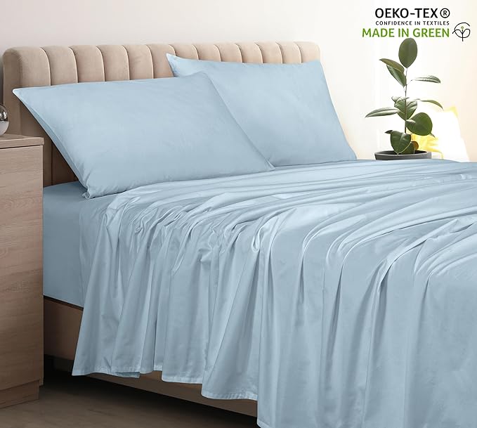 Linen Cooling Flat Sheet - King