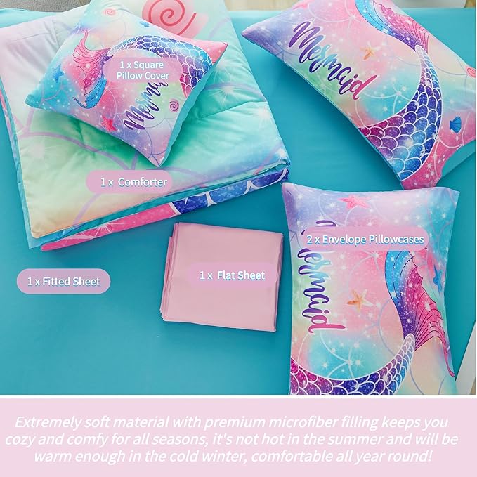 Comforter Set - Queen - 6 Piece
