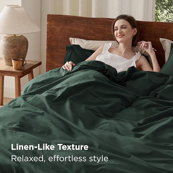 Linen Duvet Cover Set - Queen