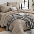 Linen Comforter Set - Full - 7 Piece