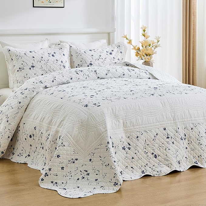 100% Cotton Bedding Set - California King - 3 Piece