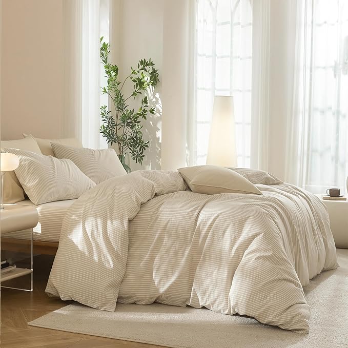Linen Duvet Cover Set - Queen - 3 Piece