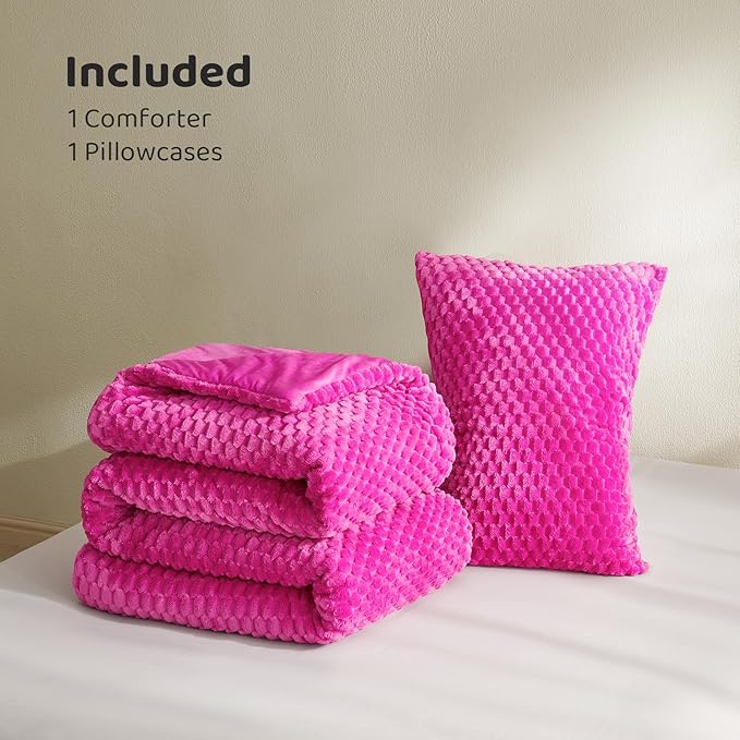 Flannel Comforter Set - Queen - 2 Piece