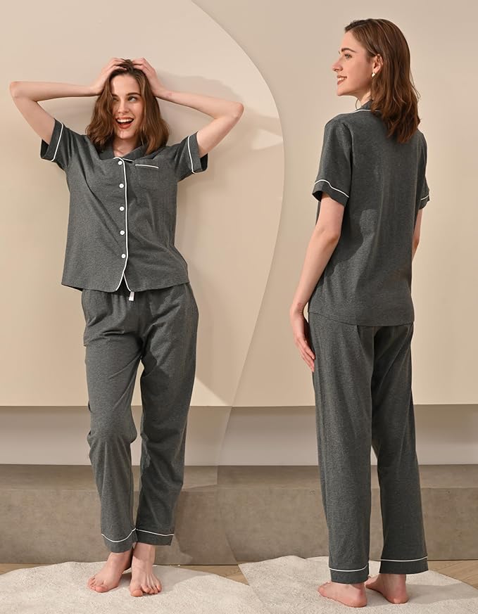 Women's 100% Cotton Pajama Set - 2 Piece