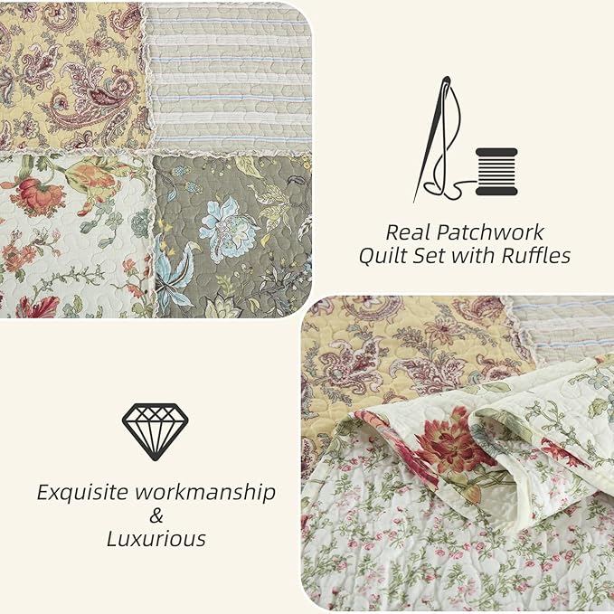 Quilt Set - King - 3 Piece