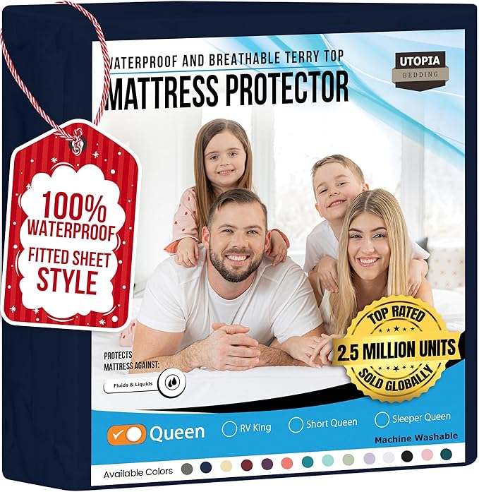 Waterproof Mattress Protector - Queen