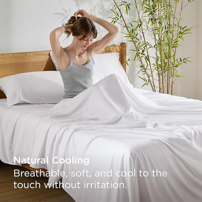 Bamboo Cooling Bed Sheet Set - Full