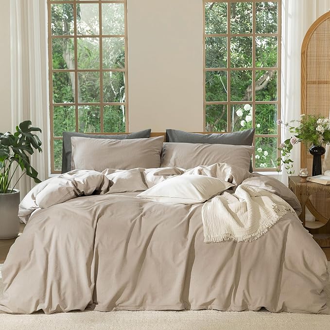 Linen Duvet Cover Set - Queen