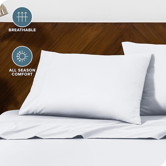 Microfiber Cooling Pillowcase Set - Queen - 2 Piece