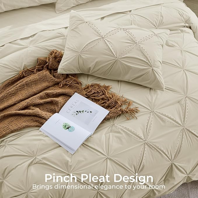 Linen Comforter Set - King - 7 Piece