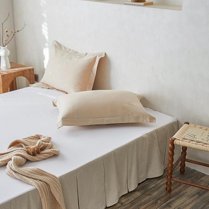 Linen Bed Skirt - King
