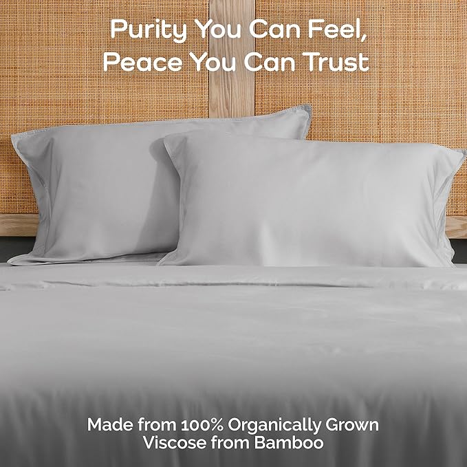 Bamboo Cooling Pillowcase Set - Queen - 2 Piece
