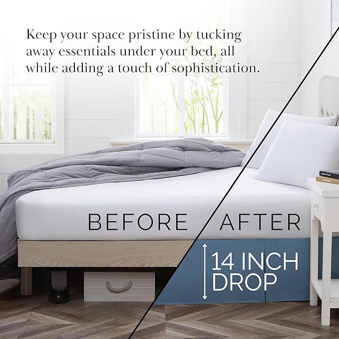 Bed Skirt - King - 14 in Drop