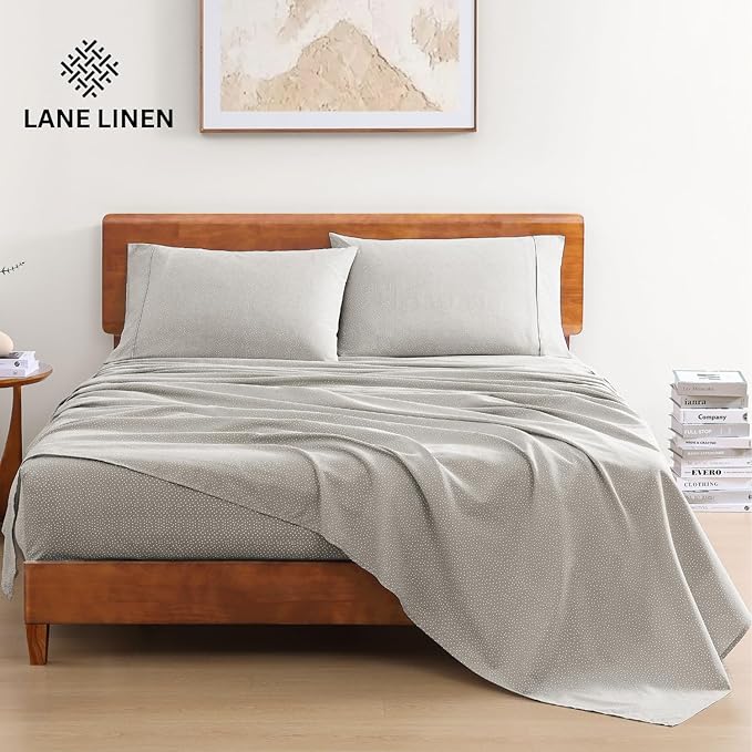 Linen Bed Sheet Set - Queen - 15 in Deep Pocket - 4 Piece