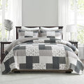 100% Cotton Quilt Set - King - 3 Piece