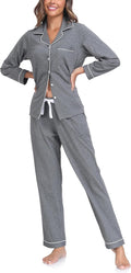 Women's 100% Cotton Pajama Set - Long Sleeve - 2 Piece
