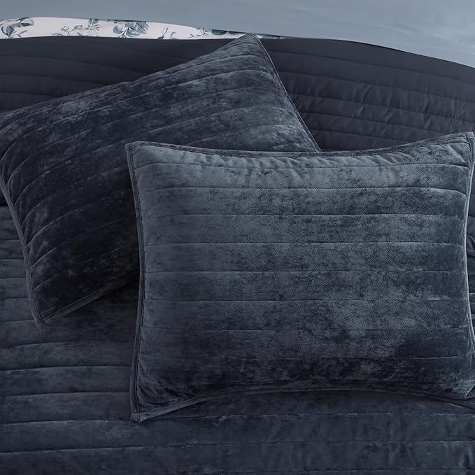 Velvet Quilt Set - Queen - 3 Piece