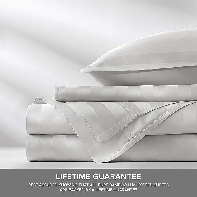Bamboo Cooling Bed Sheet Set - Split King - 5 Piece