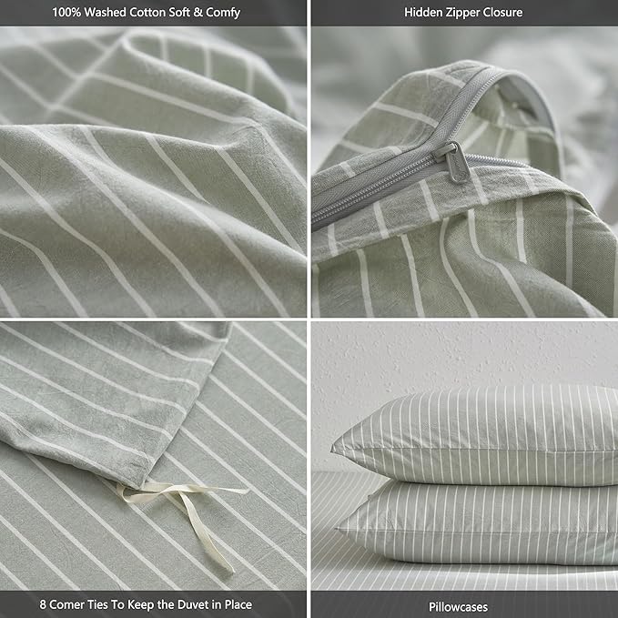 Linen Duvet Cover Set - King