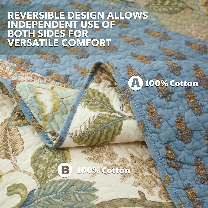 100% Cotton Quilt Set - King