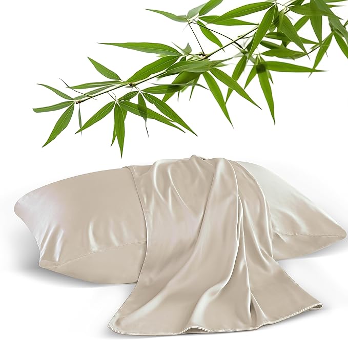 Bamboo Cooling Pillowcase Set - King - 4 Pack - 4 Piece