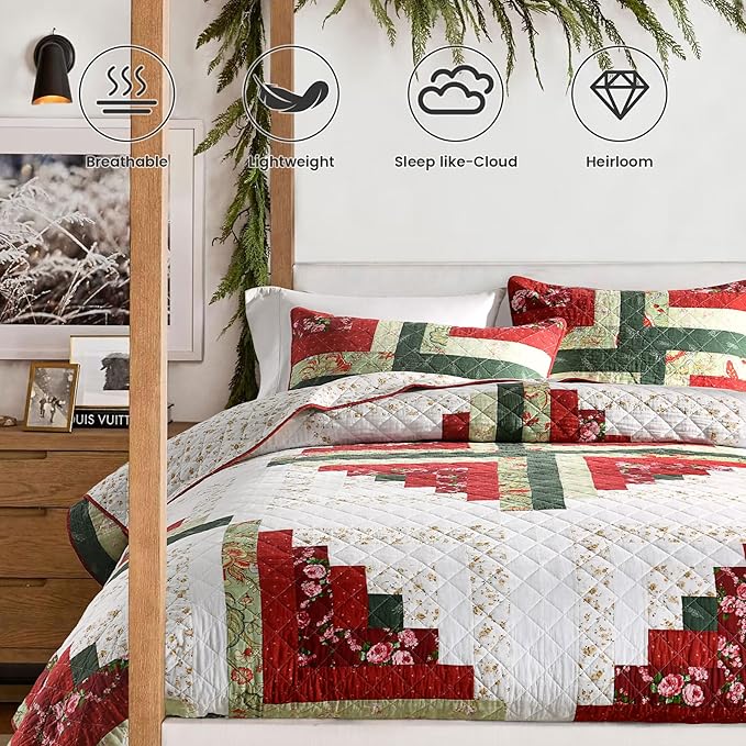 100% Cotton Quilt Set - King