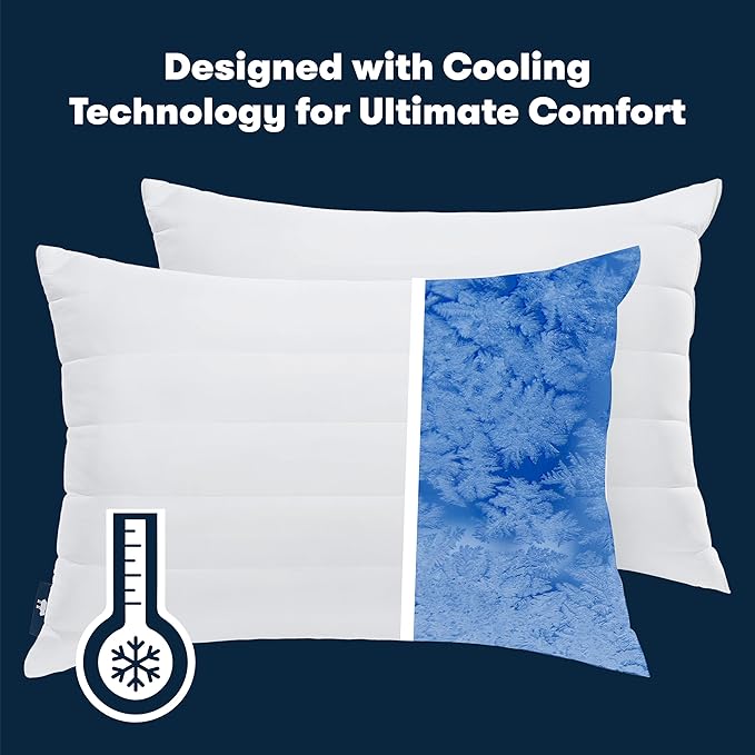 Cooling Bed Pillow - 2 Pack