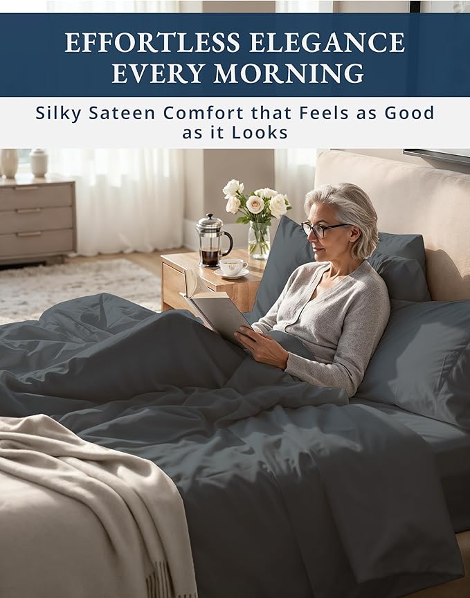 Cooling Bed Sheet Set - King - 15 in Deep Pocket