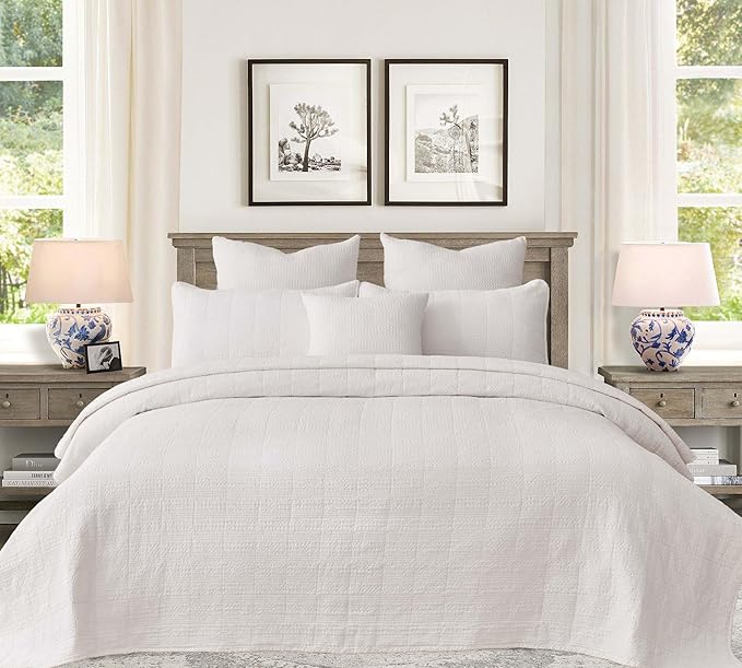 100% Cotton Quilt Set - Queen - 3 Piece