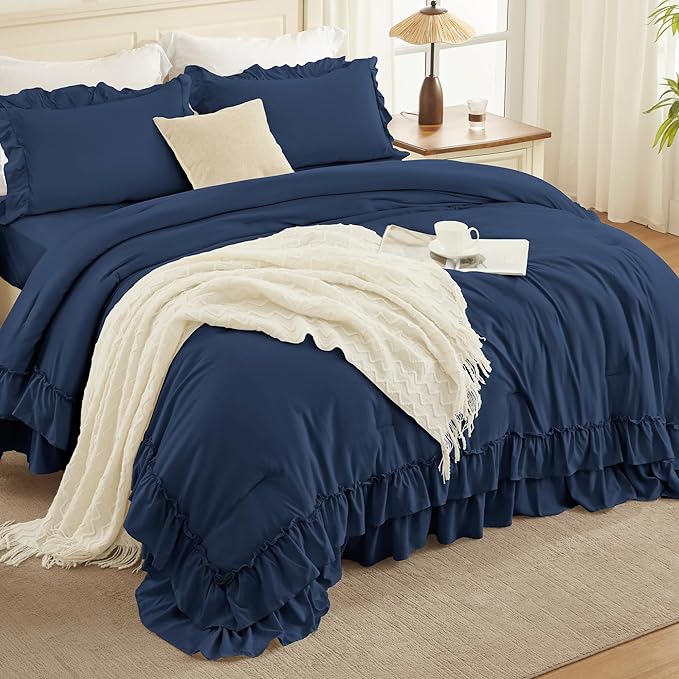 Microfiber Comforter Set - California King - 104 x 96 in - 3 Piece