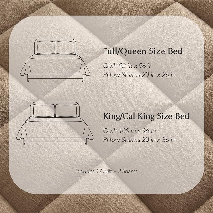 Velvet Quilt Set - Queen