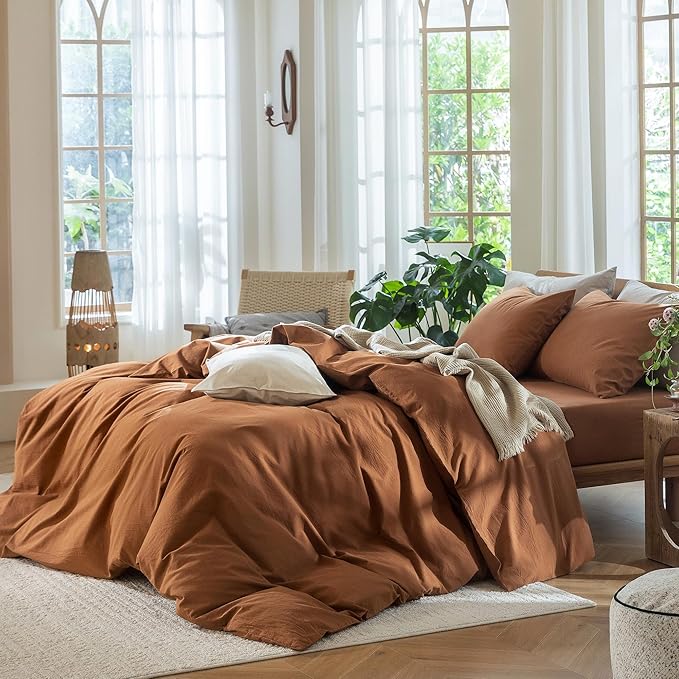 Linen Duvet Cover Set - Queen