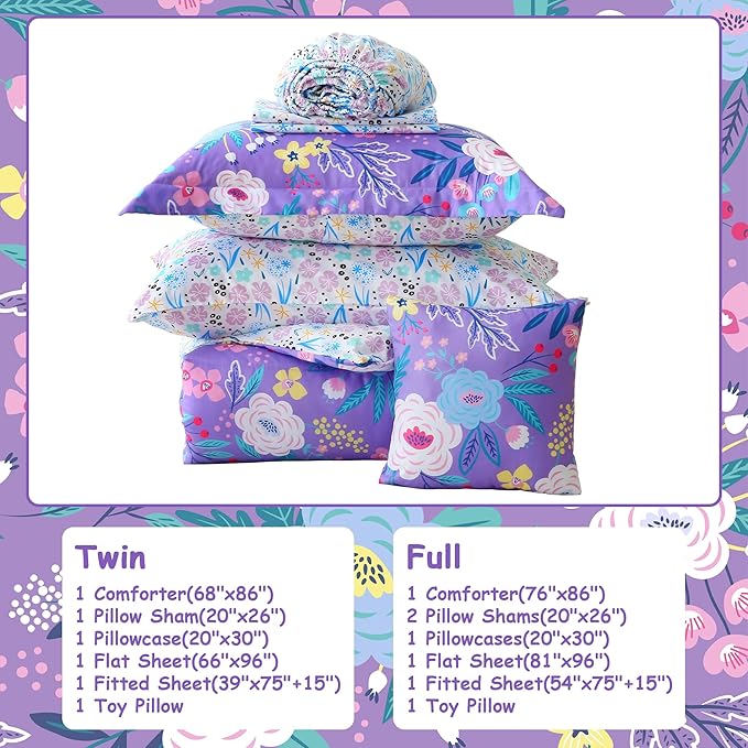 Microfiber Comforter Set - Full - 8 Piece