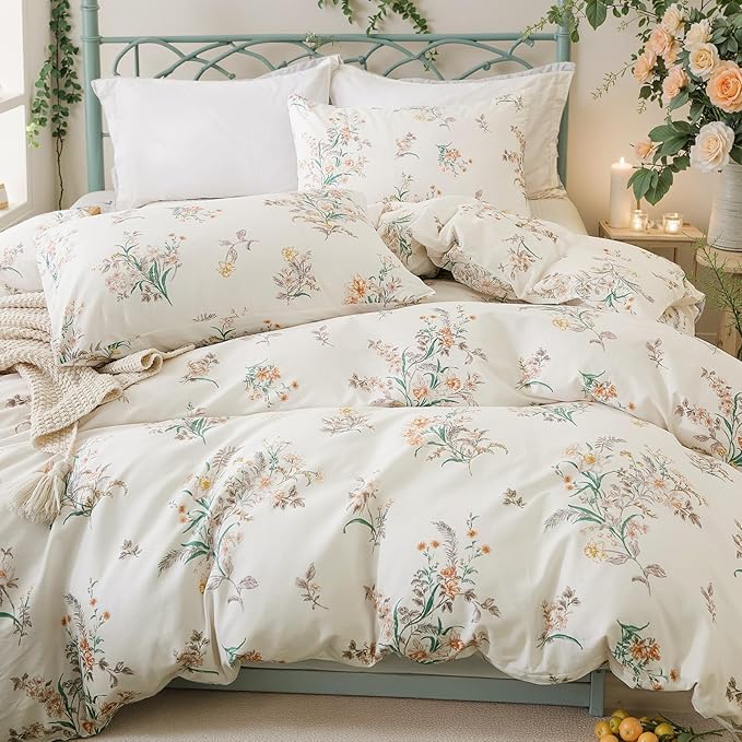 100% Cotton Duvet Cover Set - Queen - 3 Piece