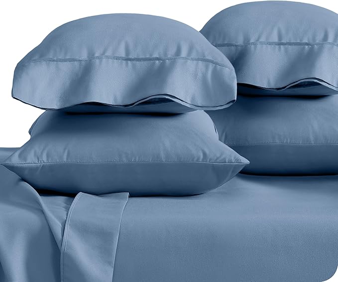 Microfiber Cooling Pillowcase Set - Queen - 4 Pack - 4 Piece