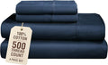 100% Cotton Bed Sheet Set - Twin - 15 in Deep Pocket - 4 Piece
