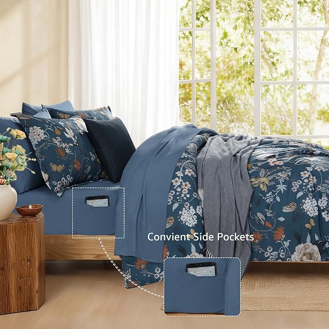 Comforter Set - Queen - 7 Piece
