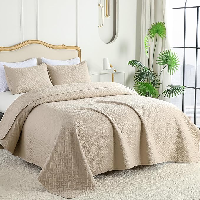 Microfiber Quilt Set - Queen