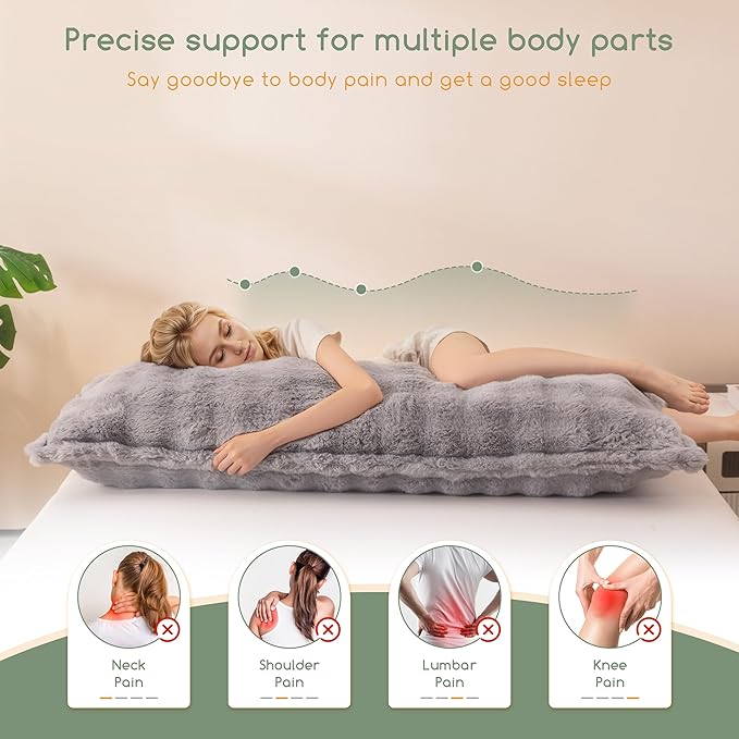 Memory Foam Body Pillow - Full - 20 x 54 in