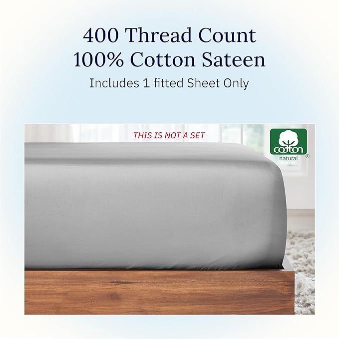 100% Cotton Fitted Sheet - Full